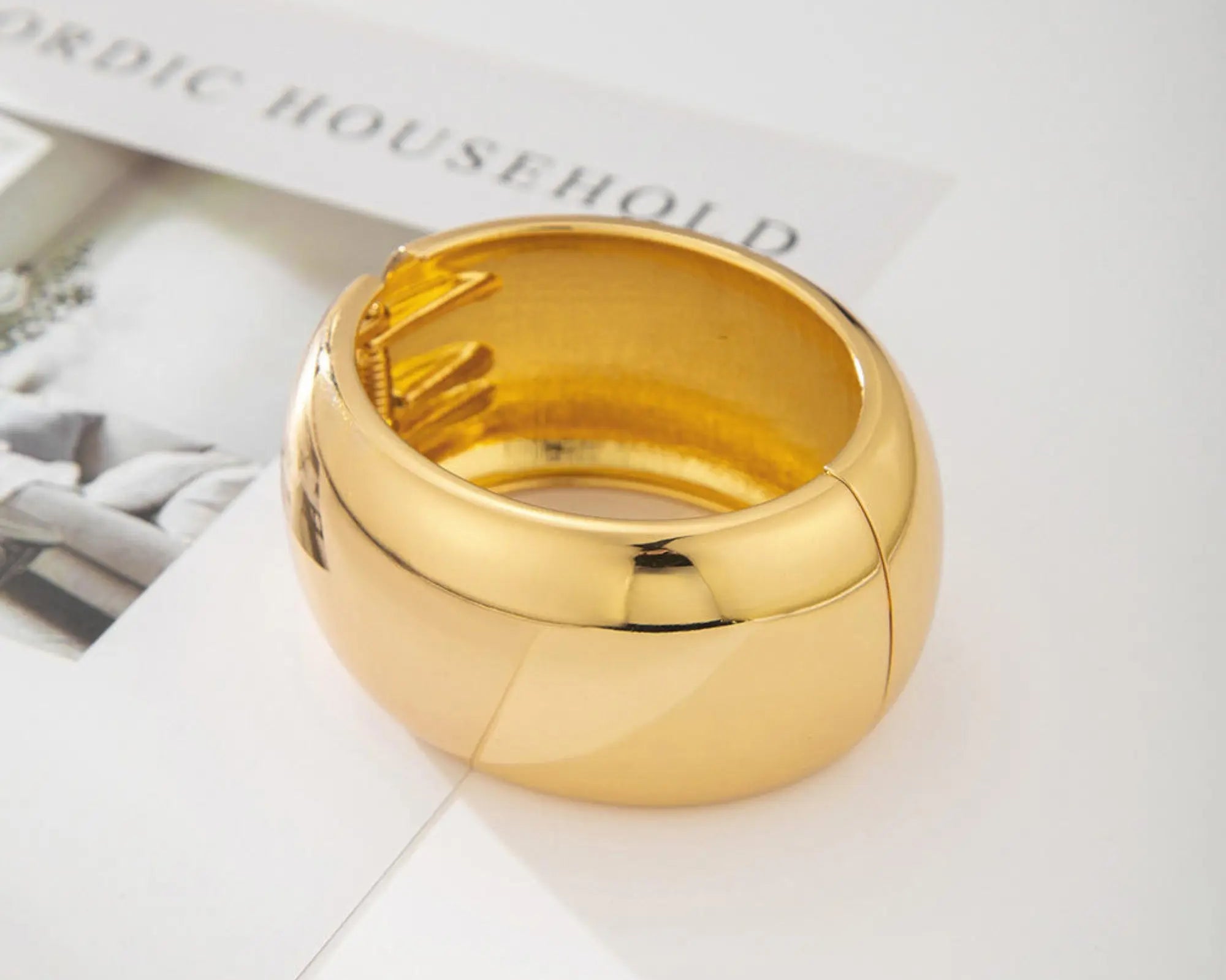 Salve Statement Chunky Gold Bracelet - Salve