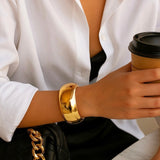 Salve Statement Chunky Gold Bracelet