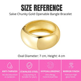 Salve Statement Chunky Gold Bracelet
