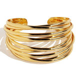 Salve Chunky Stacked Cuff Bracelet