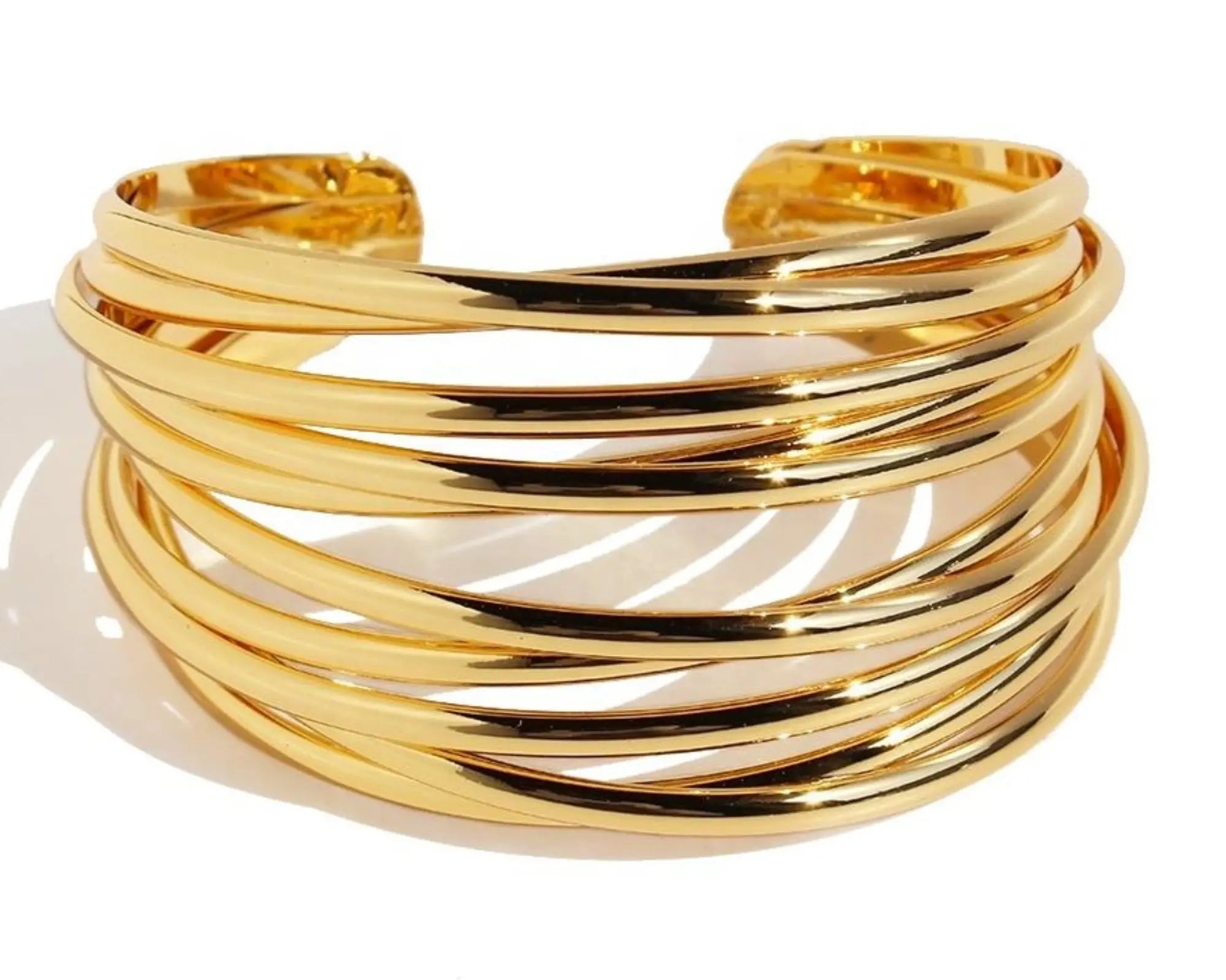 Salve Chunky Stacked Cuff Bracelet - Salve