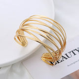 Salve Chunky Stacked Cuff Bracelet