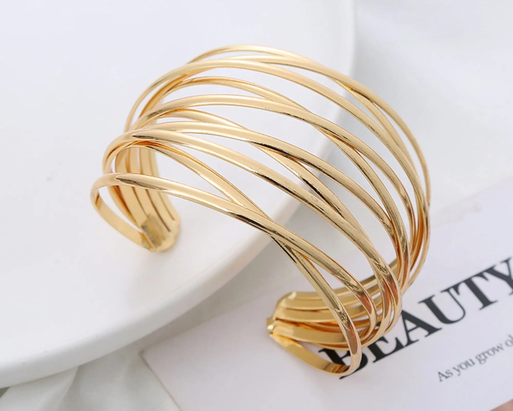 Salve Chunky Stacked Cuff Bracelet - Salve