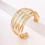 Salve Chunky Stacked Cuff Bracelet