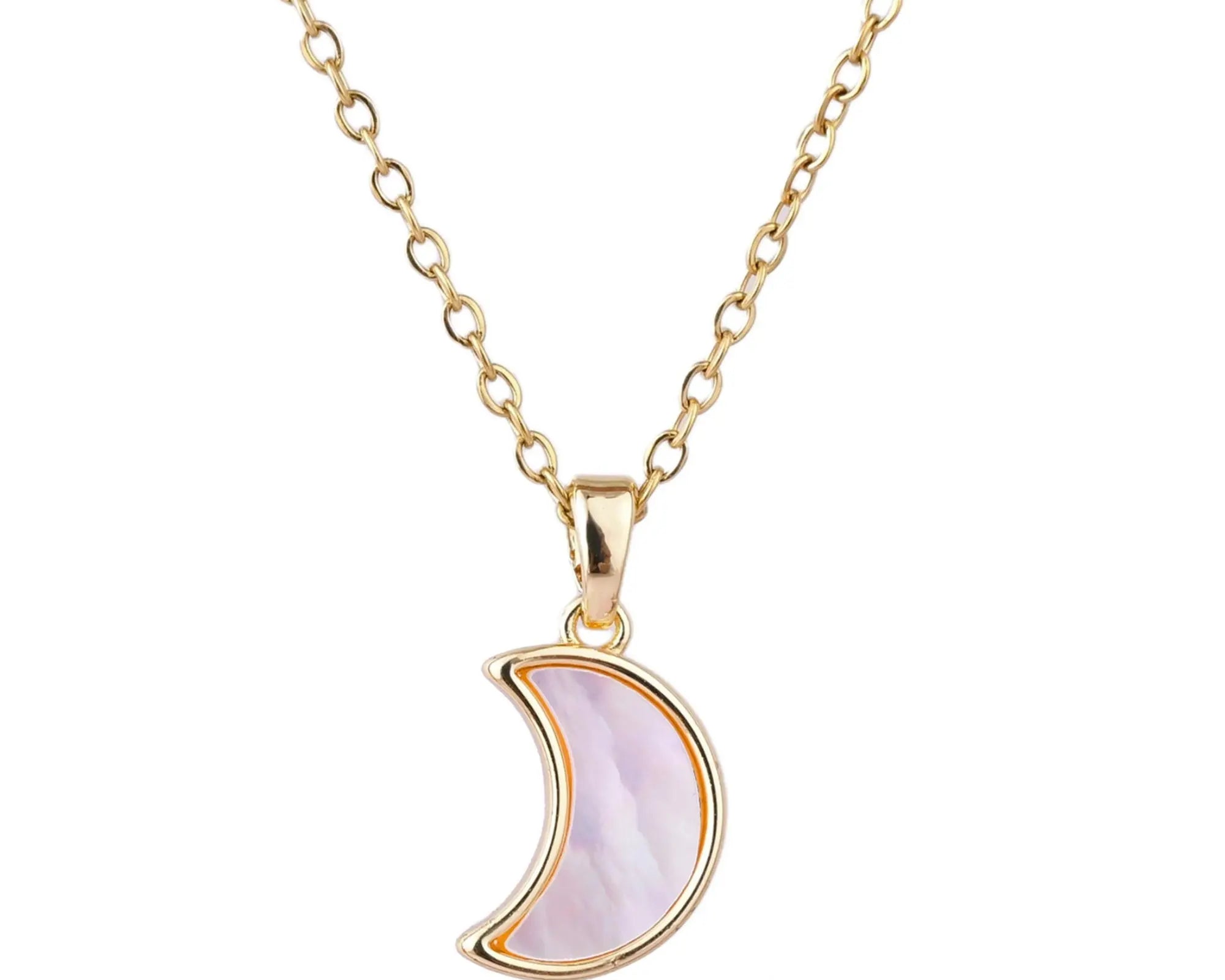 Salve Celestial Crescent Moon Pendant - Salve