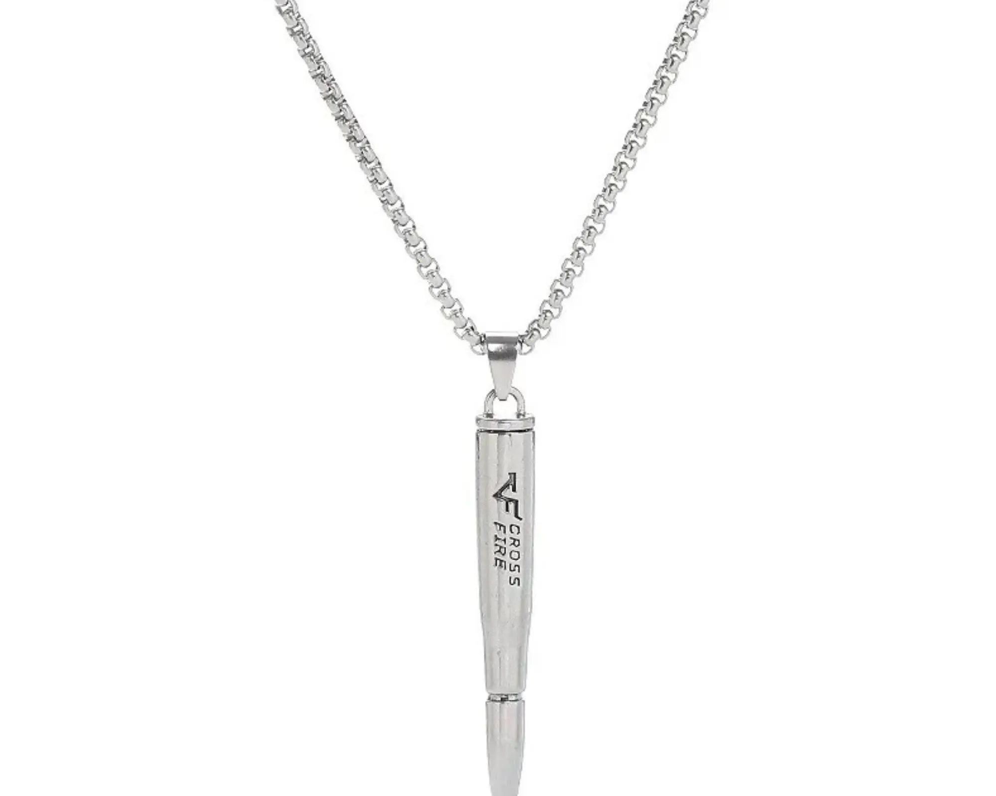 Salve Men Gun Bullet Pendant Necklace - Salve