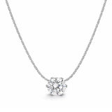 Salve Solitaire stone pendant necklace for women featuring a polished gemstone set in a delicate chain.