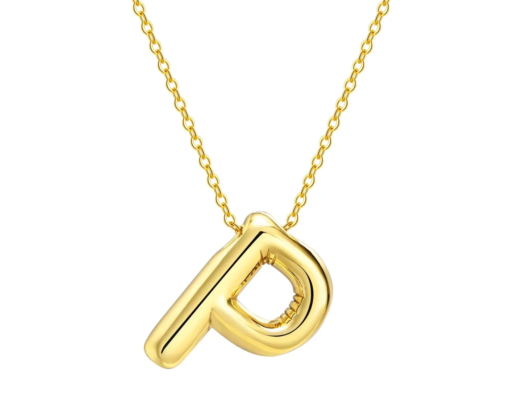 Salve 'P' Initial Pendant for Women - Salve