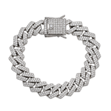 15MM Cuba CZ Bracelet for Men