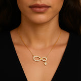 Salve Infinity Heart Charm Pendant