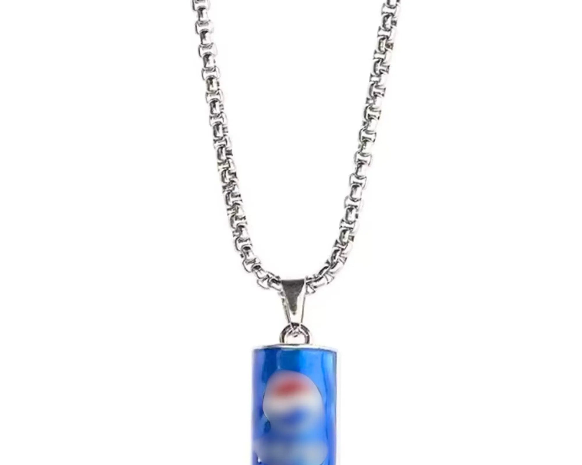 Salve Men Blue Can Pendant - Salve