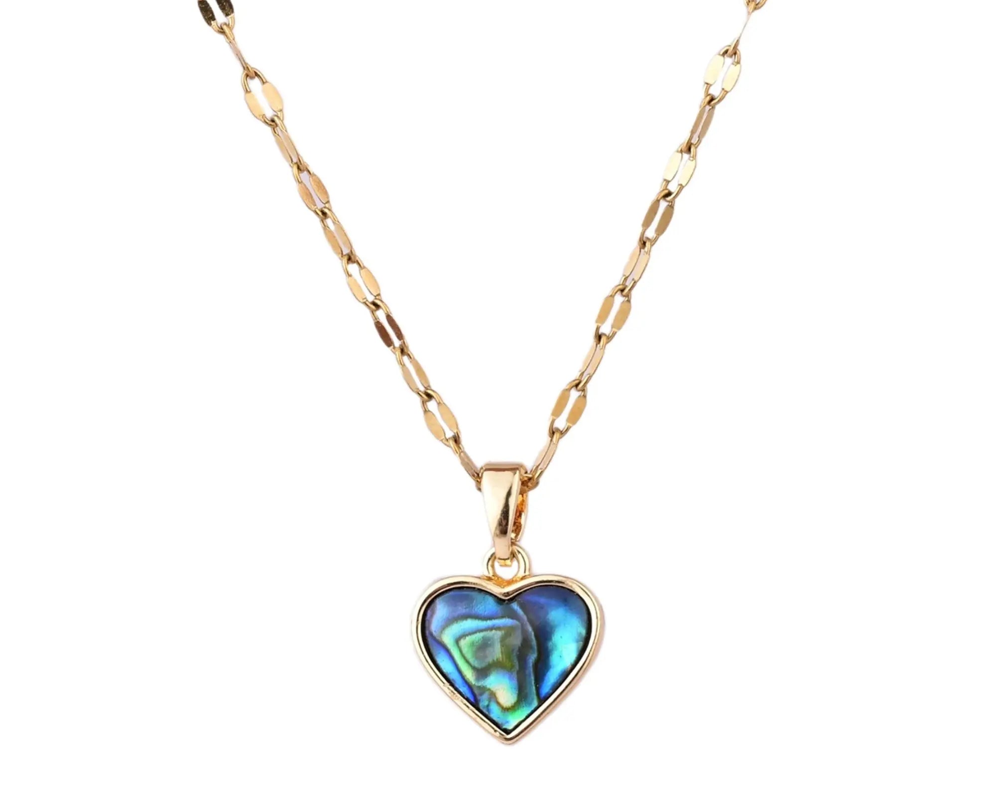 Salve Multicolour Heart Pendant Necklace - Salve