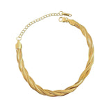 Salve Stainless Steel Braided Snake Chain Bracelet