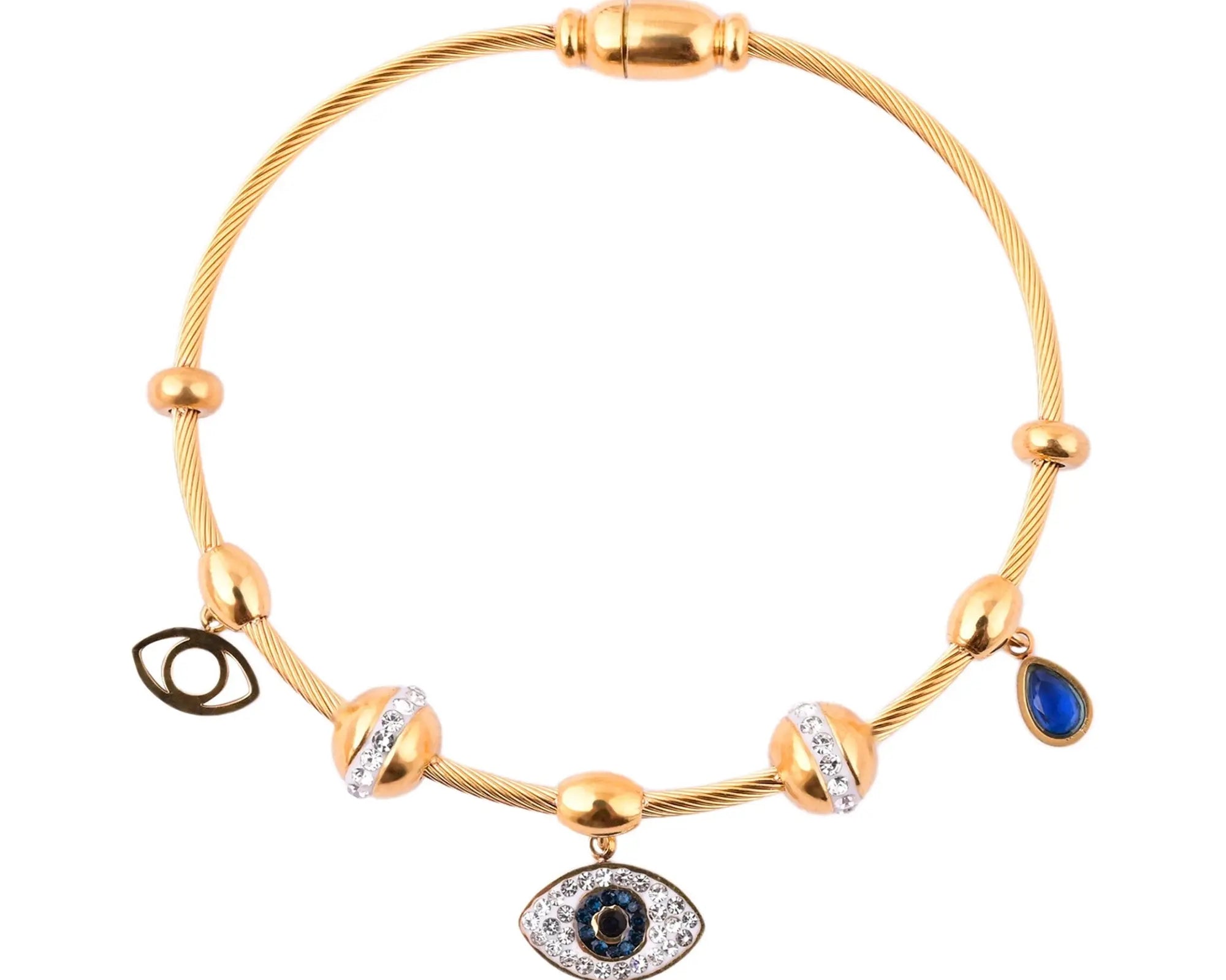 Salve Evil Eye Charm Magnetic Bracelet - Salve
