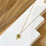 Salve Mona Lisa Green Star Pendant