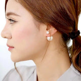 Salve 2 in 1 Double Pearl Stud Jacket Earrings