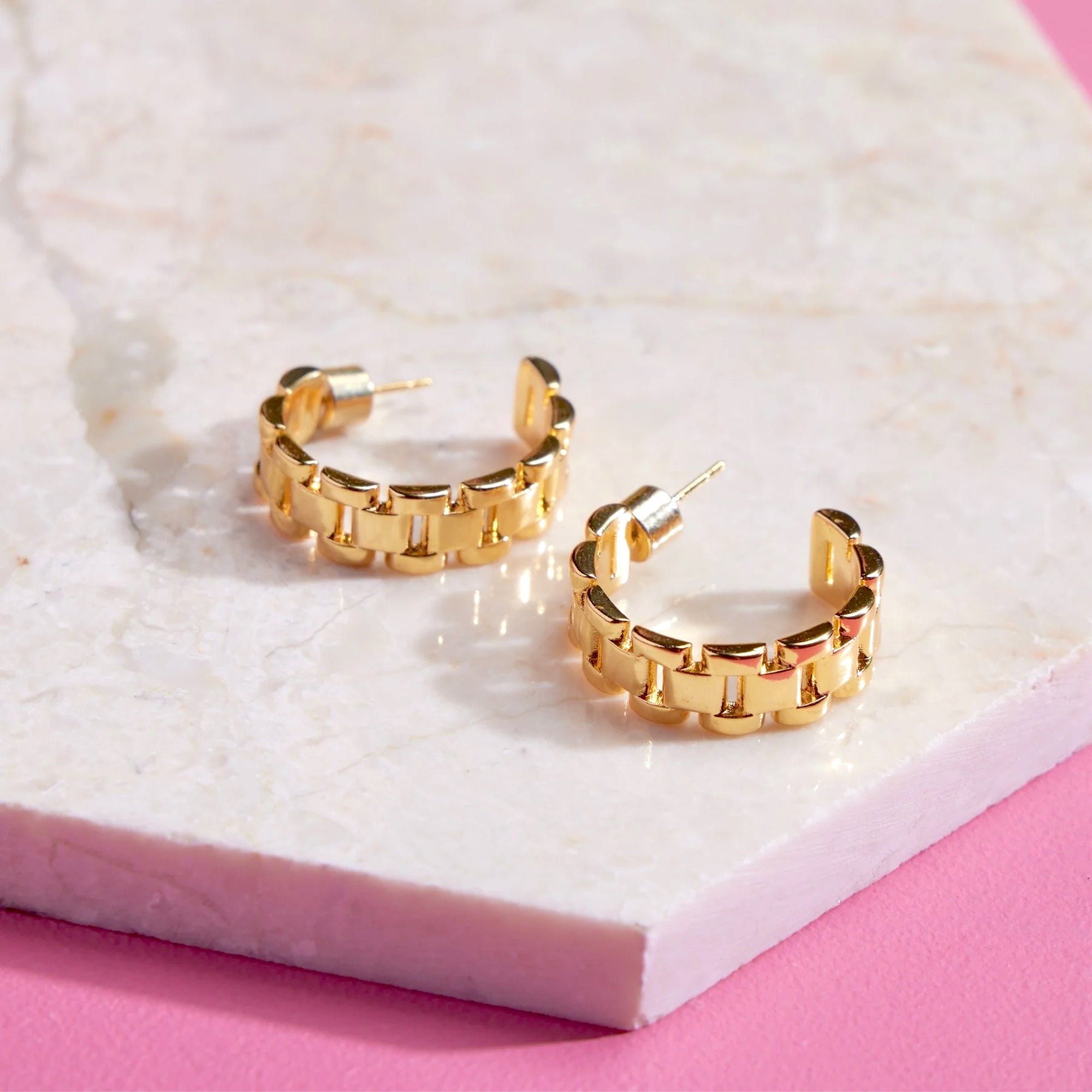Buy online Women Golden Hoop Earring from fashion jewellery for Women by  Memoir for ₹299 at 75% off | 2024 Limeroad.com