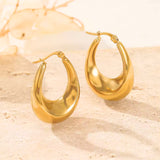 Salve Chunky Dome Hoop Earrings