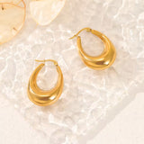 Salve Chunky Dome Hoop Earrings