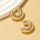 Salve Gold Coil Hoops for Women