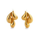Salve Gold-Toned Teardrop Earrings