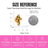 Salve Gold-Toned Teardrop Earrings