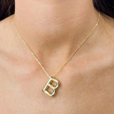 Salve 'B' Initial Personalised Pendant