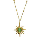 Salve Mona Lisa Green Star Pendant