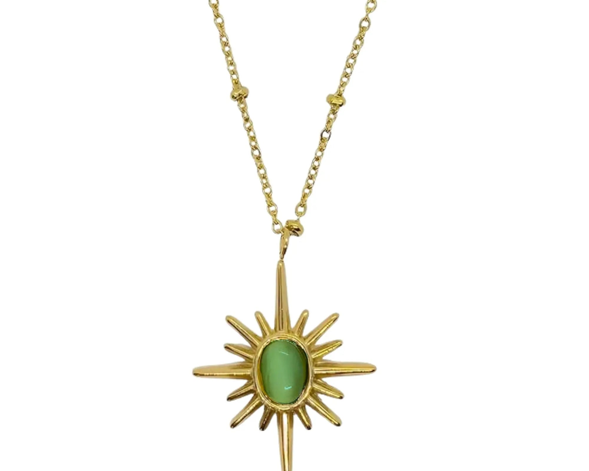 Salve Mona Lisa Green Star Pendant - Salve