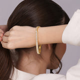 Salve Crystal Tennis Bracelet for Women