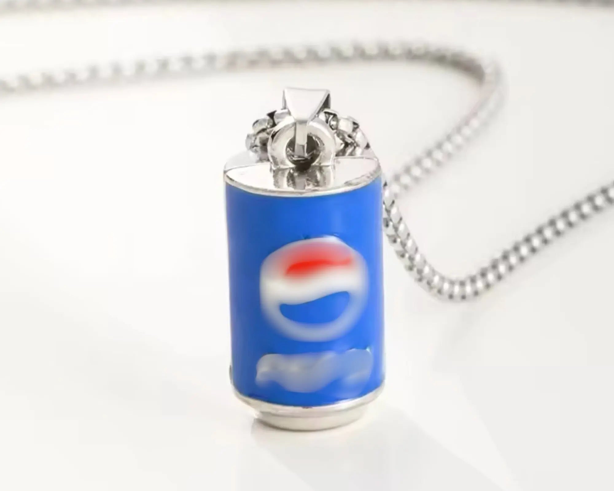 Salve Men Blue Can Pendant - Salve