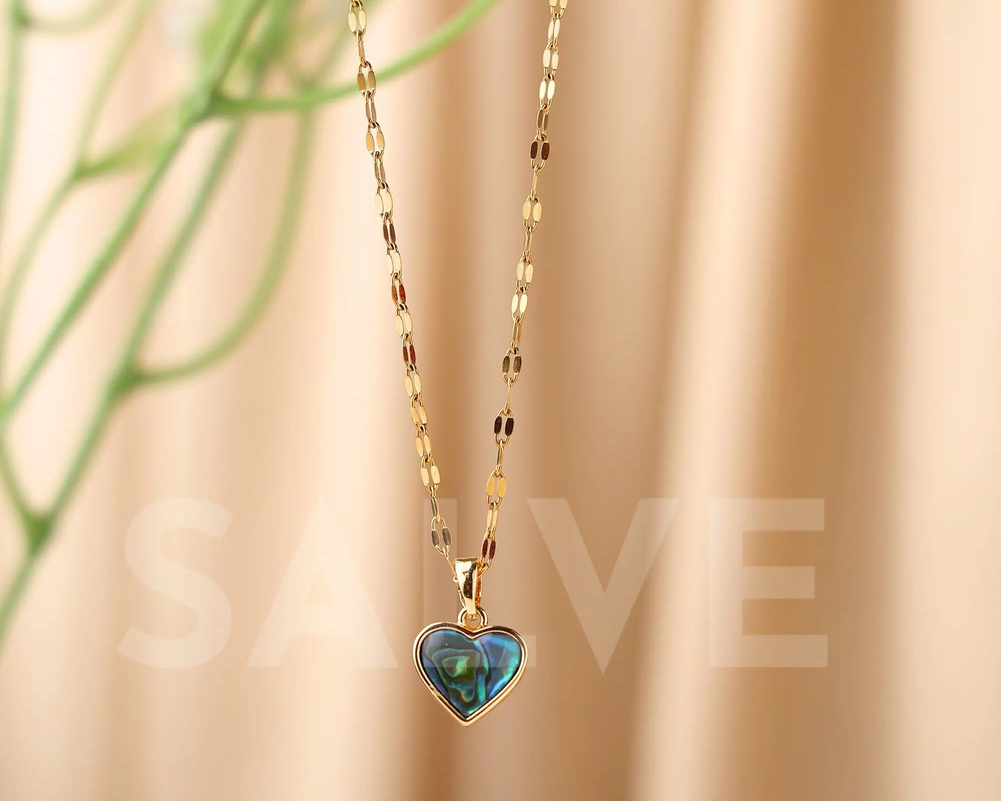 Salve Multicolour Heart Pendant Necklace - Salve