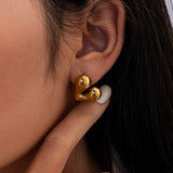 Salve Dainty Heart Earrings for Women