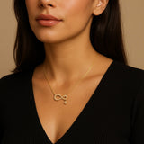 Salve Infinity Heart Charm Pendant