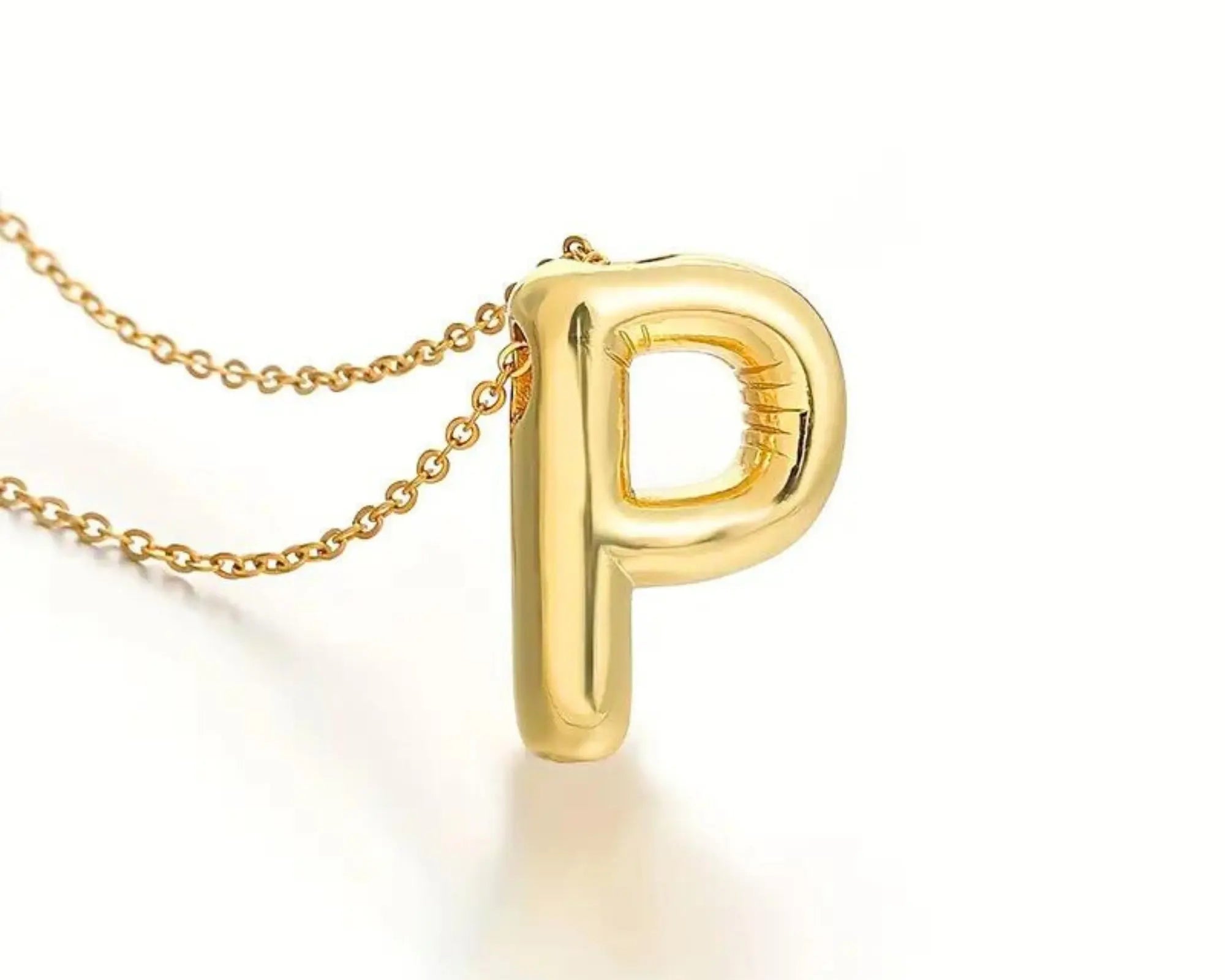 Salve 'P' Initial Pendant for Women - Salve