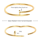 Salve Cartier-Inspired Love Band Nail Bracelet Combo Set