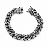 13MM Cuban CZ Bracelet for Men