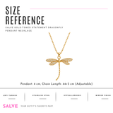 Gold-Toned Dragonfly Pendant