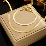 Salve Snake Chain Necklace & Bracelet Set