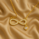 Salve Infinity Heart Charm Pendant