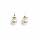 Salve Chic 11MM Faux Pearl Earrings for Women - Salve