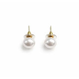 Salve Chic 11MM Faux Pearl Earrings for Women - Salve