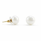 Salve Chic 11MM Faux Pearl Earrings for Women - Salve