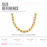 Paperclip Chain Link Necklace