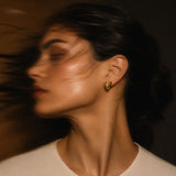 Coquette Gold-Toned Heart Earrings