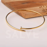 Salve Anti-Tarnish Nail Choker Necklace