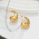Salve Zirconia Studded Contemporary Earrings