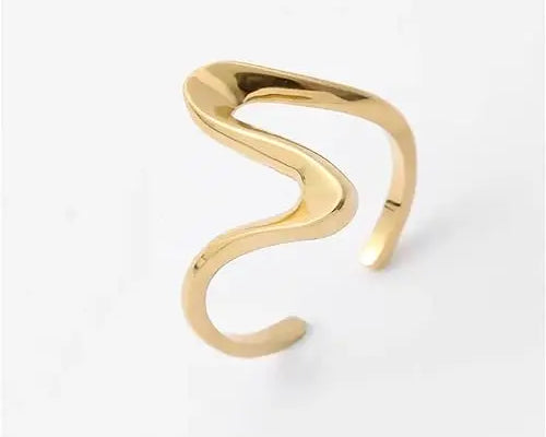 Salve Wavy Finger Ring for Women - Salve