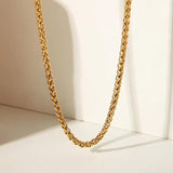 Salve Men Gold Stainless Steel Chain