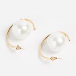 Salve Pearl Hoop Earrings for Women - Salve